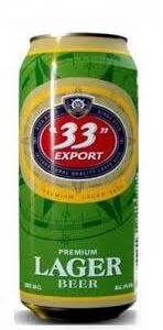 33 Export Premium Larger Beer Can